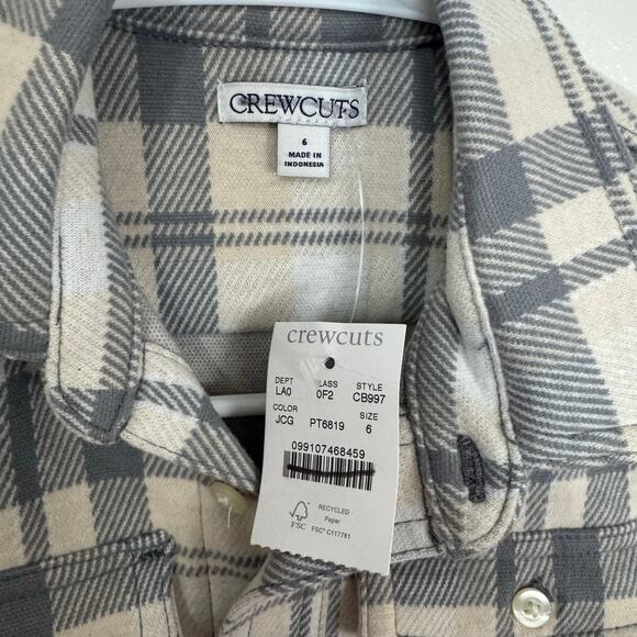 Crewcuts Kids Long Sleeve Seaboard Soft Knit Shirt US Boy's 6 New - Picture 4 of 7